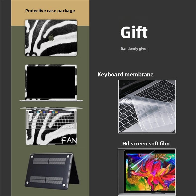 Zebra Pattern Laptop Protective Film Set