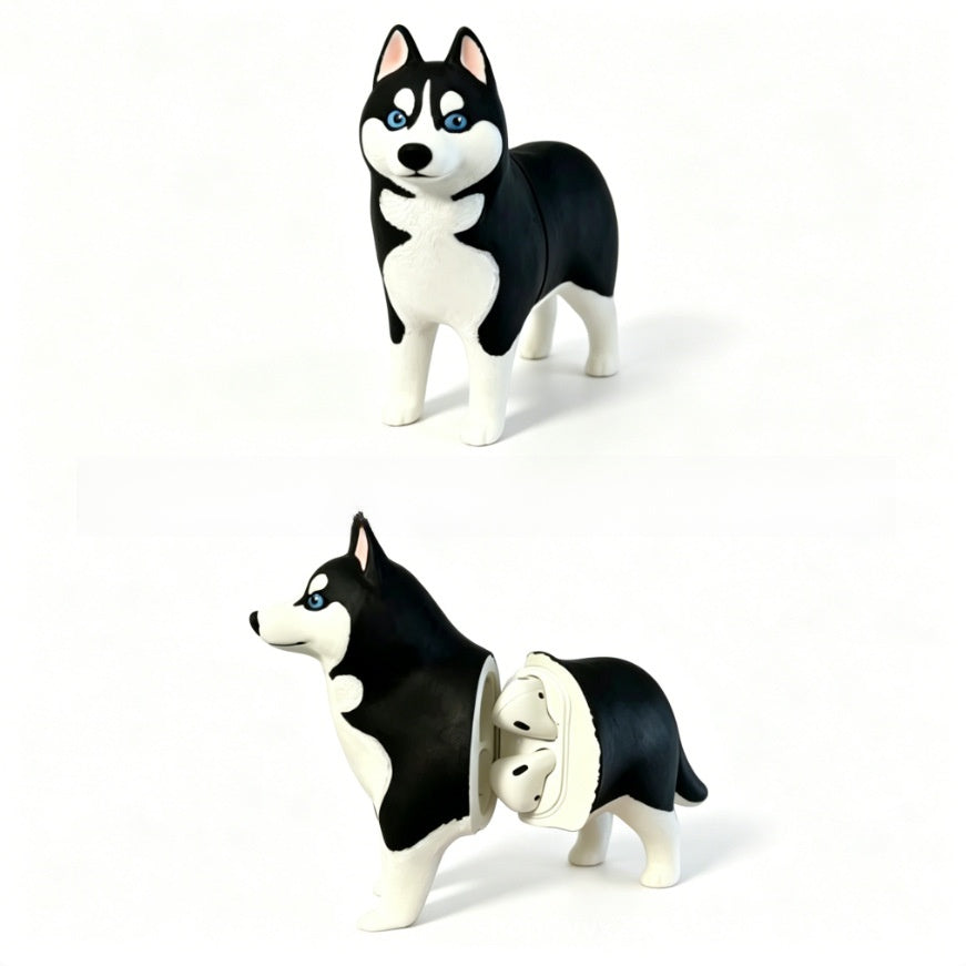 3D Printed Dog Design AirPods Case