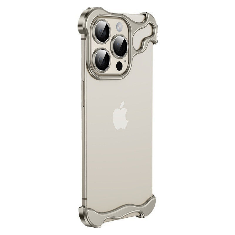 Frameless Metal Phone Case with Lens Protector