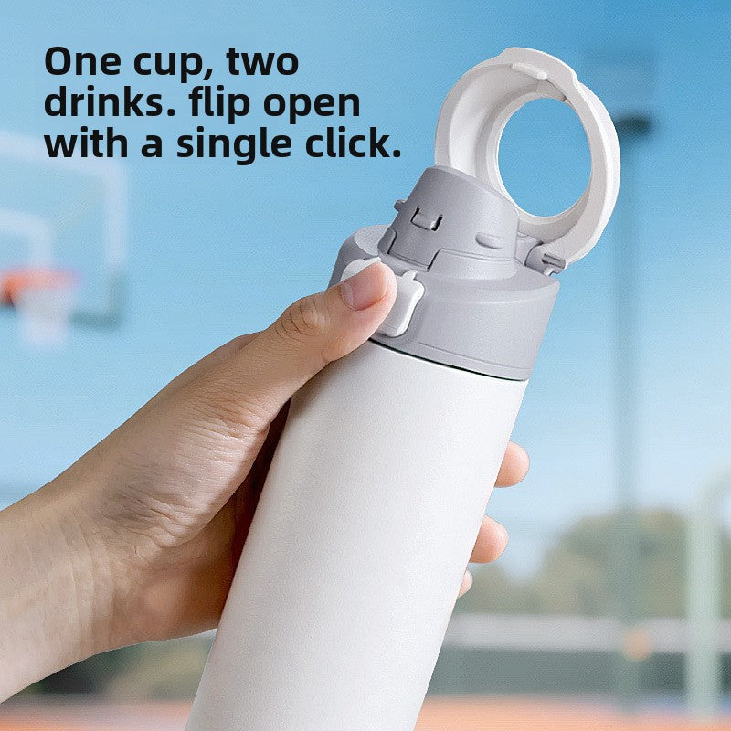 Magnetic Phone Holder Vacuum Insulated Stainless Steel Thermos Cup 710ml