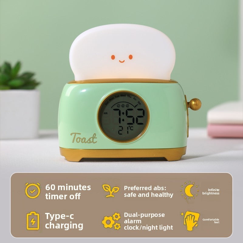 Multifunctional Alarm Clock Night Light