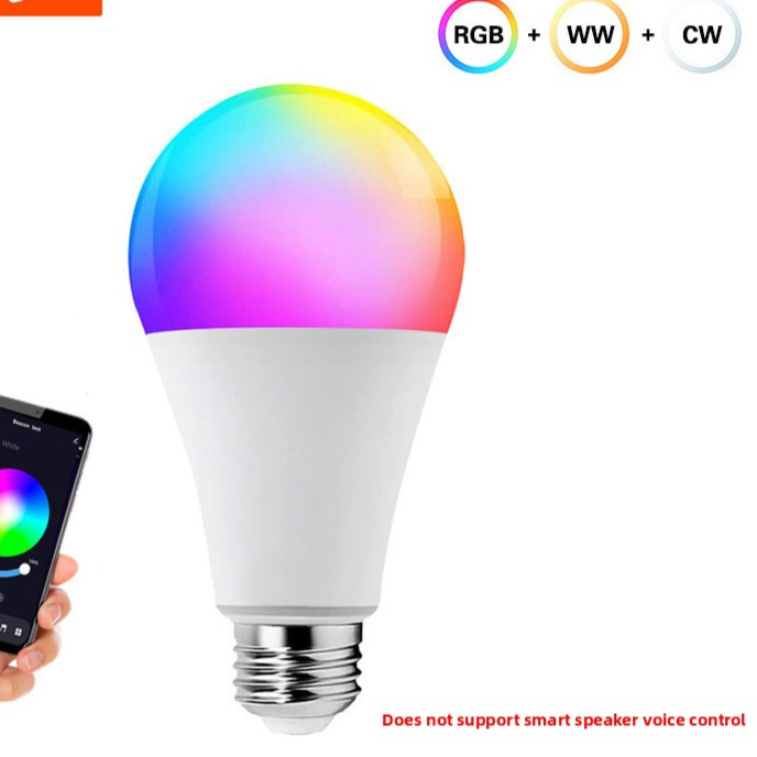 Bluetooth WiFi Smart LED Bulb RGB Color Music Sync