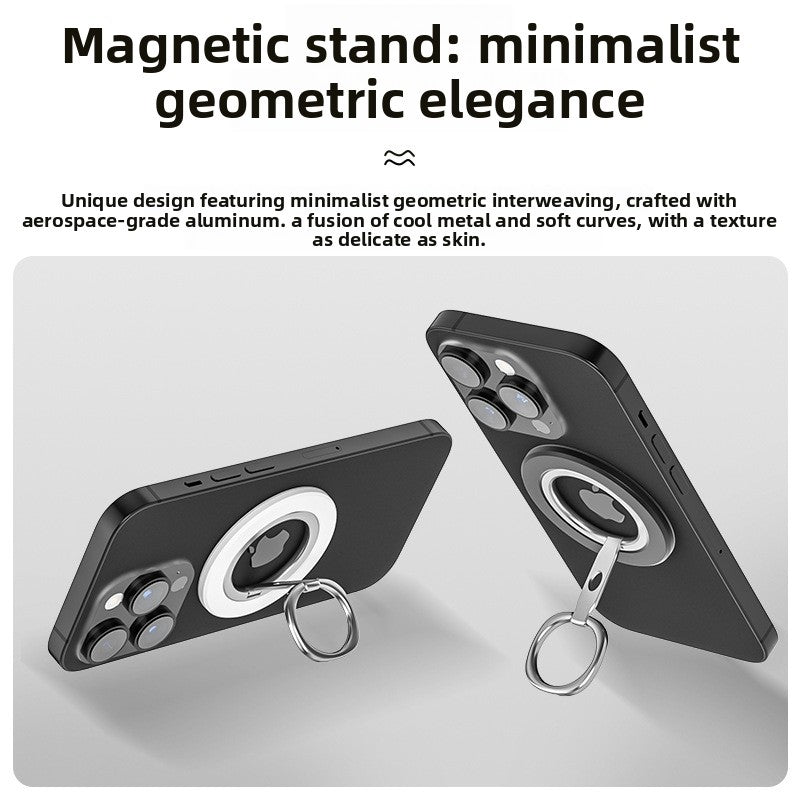 Magnetic Phone Ring Stand with Desktop Holder