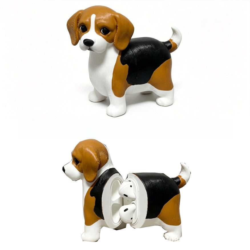 3D Printed Dog Design AirPods Case