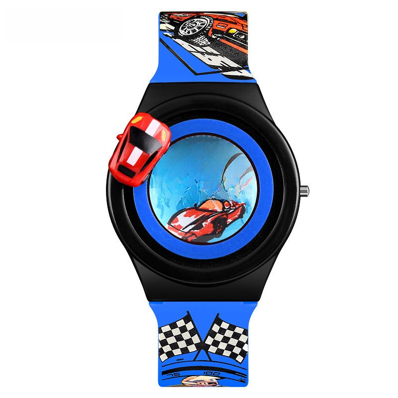 Rotatable Car Design Childrens Digital Watch