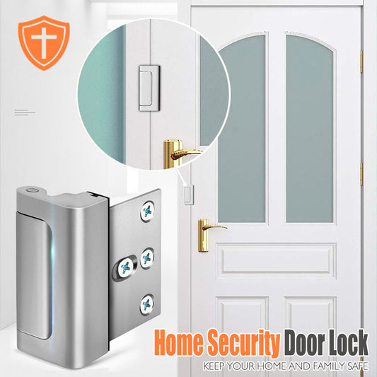 Home Safety Door Reinforcement Lock with Hinge Latch