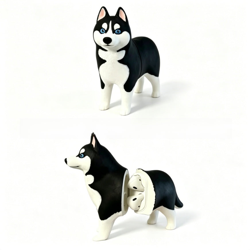 3D Printed Dog Design AirPods Case