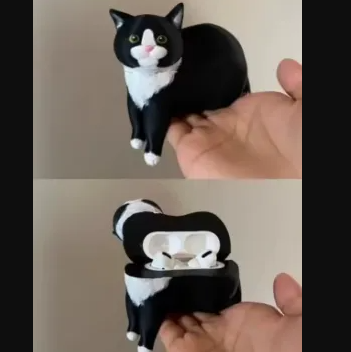 3D Printed Dog Design AirPods Case