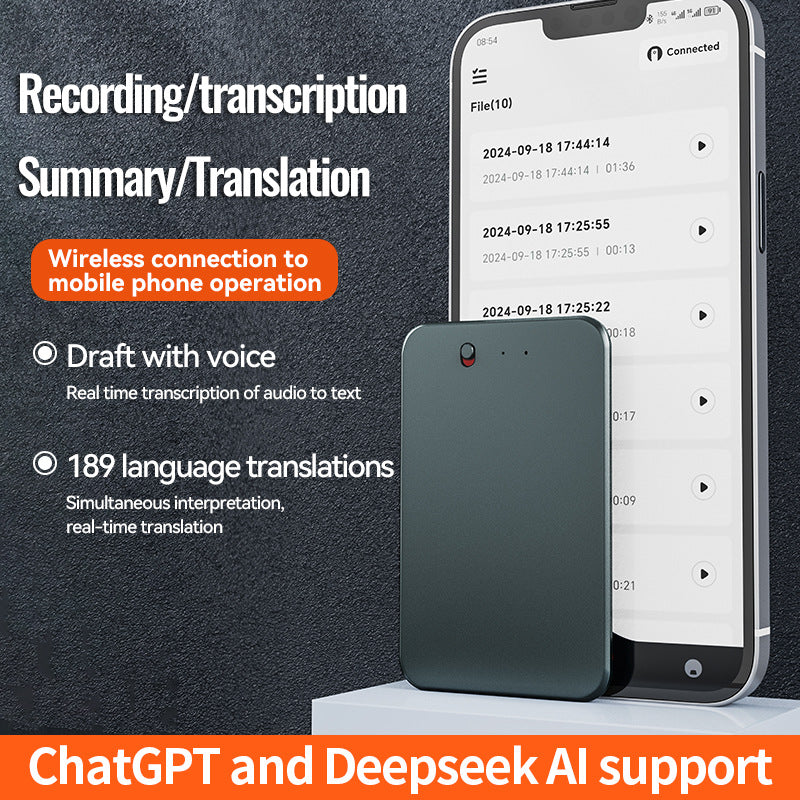 AI Voice Recorder Intelligent Translation
