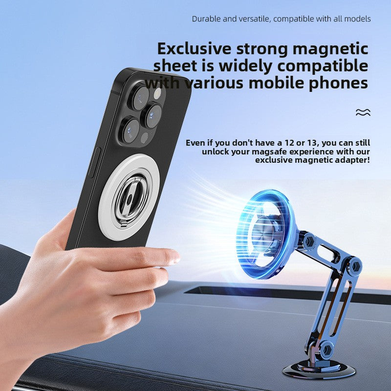 Magnetic Phone Ring Stand with Desktop Holder