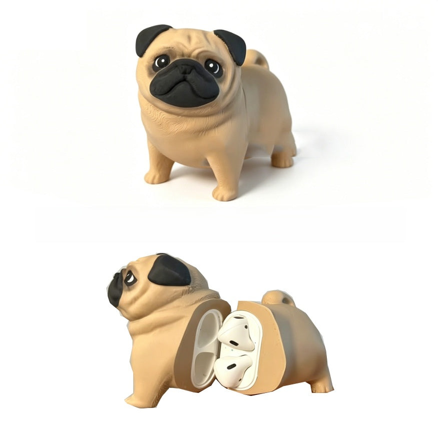 3D Printed Dog Design AirPods Case
