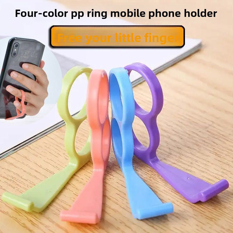 Ergonomic Phone Ring Holder Stand