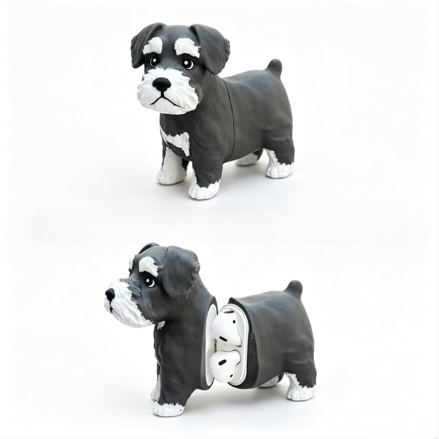 3D Printed Dog Design AirPods Case